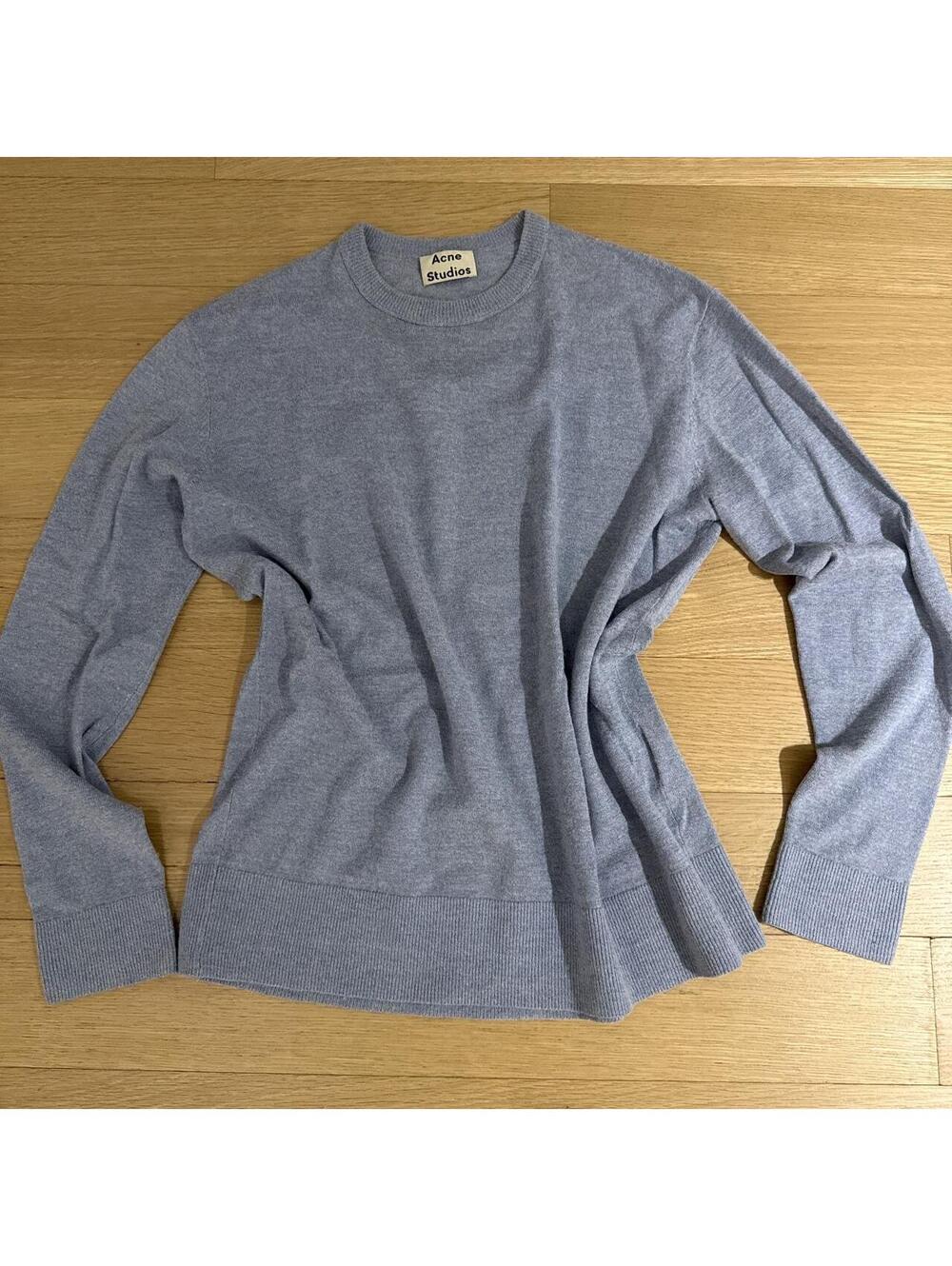 Acne Studios Women's Blue and Purple Jumper